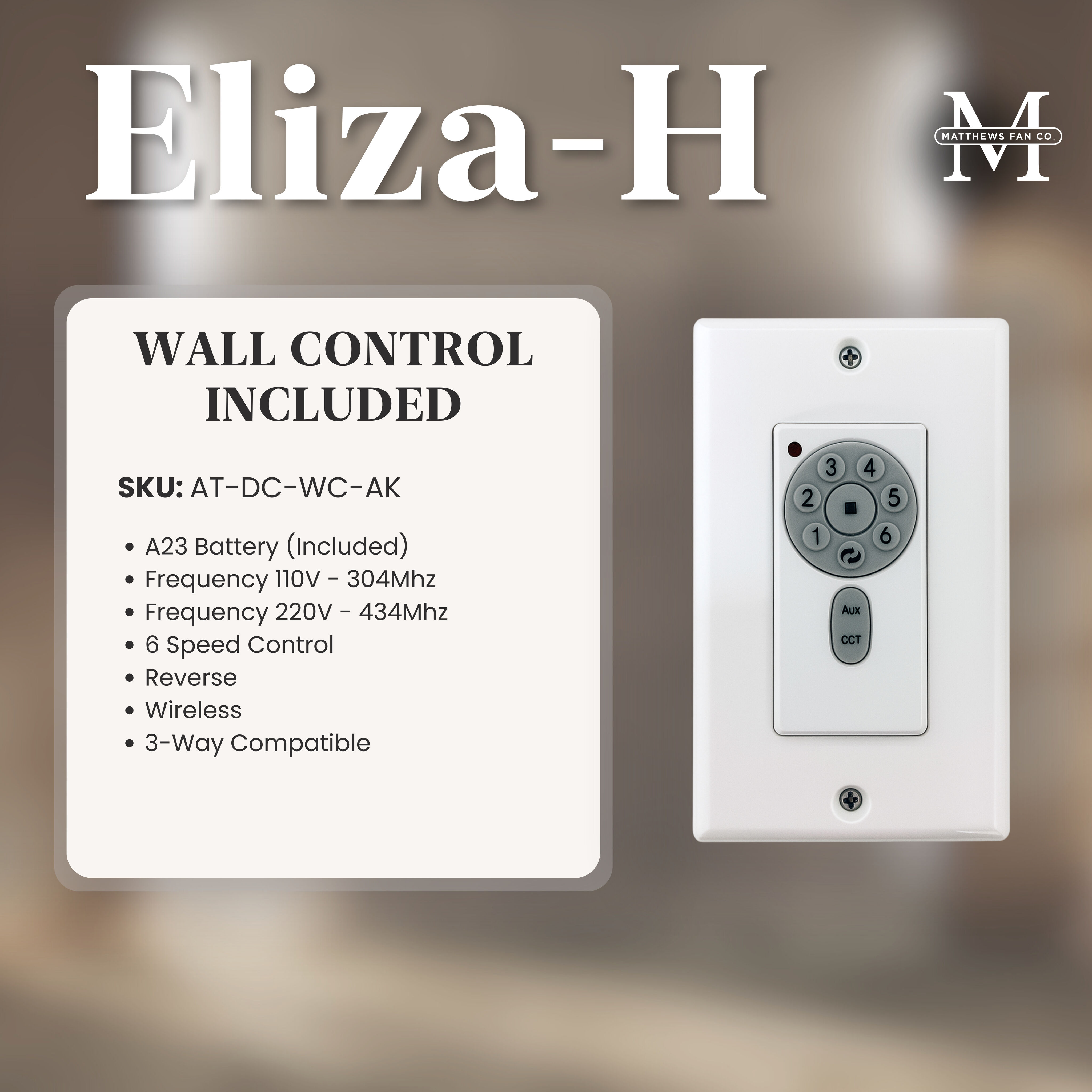 Atlas Eliza-H 56 inch Gloss White with Walnut Tone Blades Flush Mount Ceiling Fan, Atlas