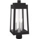 Oslo 3 Light 20.38 inch Black Outdoor Post Top Lantern
