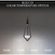 Beyond Violane LED 4.5 inch Black Mini Pendant Ceiling Light