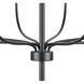 Newland 8 Light 34 inch Matte Black Chandelier Ceiling Light