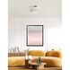 Radiance LED 16.5 inch Bisque and Brushed Nickel Semi Flush Ceiling Light