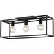 Wesson 3 Light 25.25 inch Matte Black Flush Mount Ceiling Light