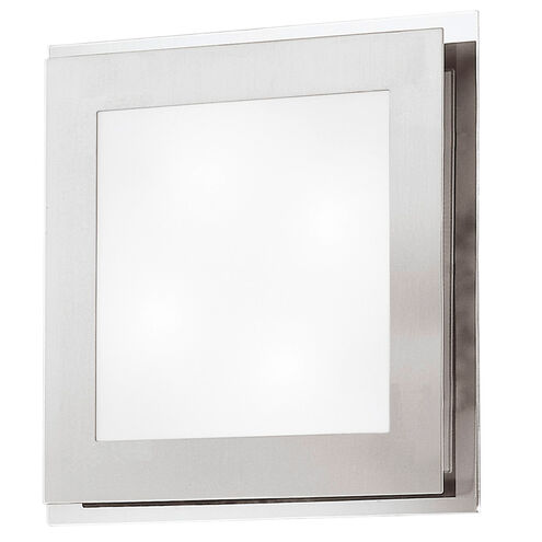 Eos 2 Light 11.75 inch Matte Nickel & Chrome Wall Light