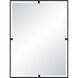 Marco 40 X 30 inch Matte Black Wall Mirror