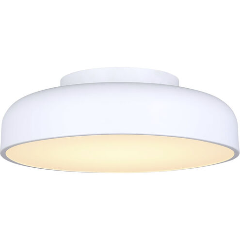 Zaria LED 13.88 inch White Flush Mount Ceiling Light