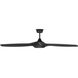 Selen 60 inch Midnight Black Ceiling Fan