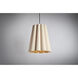 Olivia 1 Light 15.5 inch Black Pendant Ceiling Light in Ash, WEP Collection