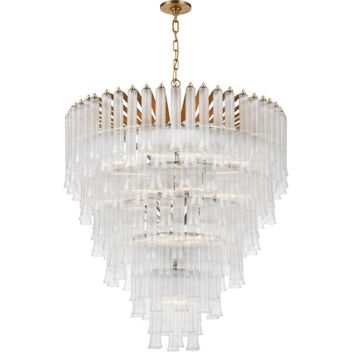 Julie Neill Lorelei LED 34.75 inch Gild Waterfall Chandelier Ceiling Light, Large