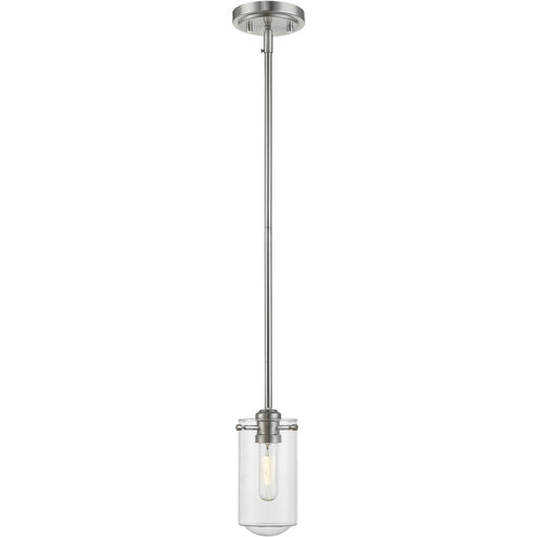 Delaney 1 Light 4 inch Brushed Nickel Pendant Ceiling Light