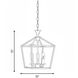 Townsend 3 Light 10 inch Warm Brass Pendant Ceiling Light, Essentials