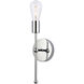 Keely 1 Light 5 inch Chrome Bath Sconce Wall Light
