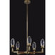 Misto 28 inch Satin Brass Pendant Ceiling Light