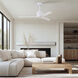 Atlas Mollywood 60 inch Matte White Ceiling Fan, Atlas