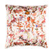 Naida 22 X 22 inch White and Burnt Orange Throw Pillow