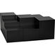 Stein 48 X 48 inch Matte Black Coffee Table