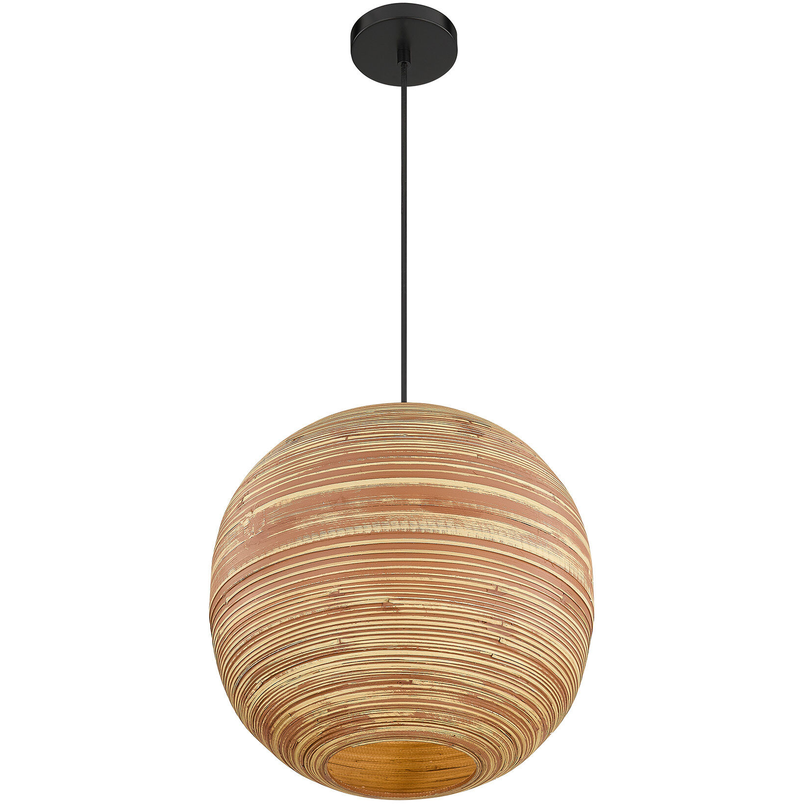 Pharr 1 Light 12 inch Matte Black Pendant Ceiling Light