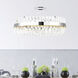 Glace LED 40 inch Chrome Island/Pool Table Light Ceiling Light
