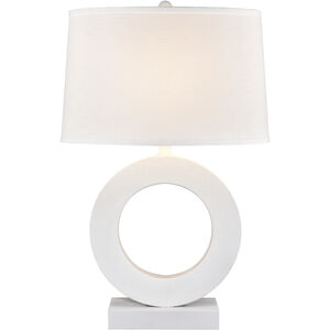 Around the Edge 32 inch 150.00 watt Dry White Table Lamp Portable Light