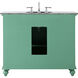 Otto 42 X 21 X 35 inch Vintage Mint Vanity Sink Set