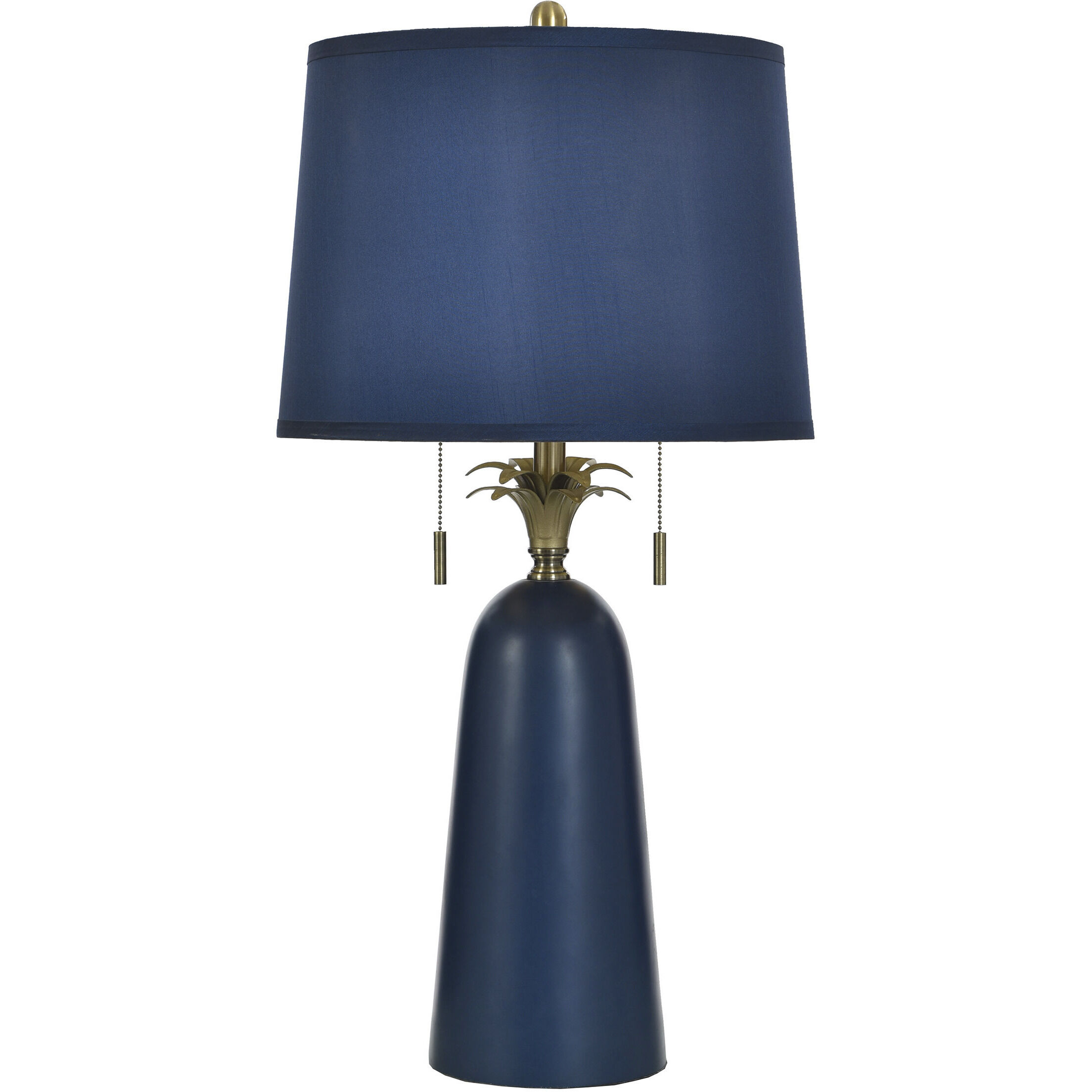 Poly 31.5 inch 60 watt Latilly Blue Table Lamp Portable Light