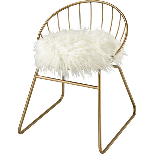 Nuzzle Gold with White Chair