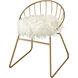 Nuzzle Gold with White Chair