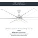 Solen Clear 30 inch each Ceiling Fan Blade Set