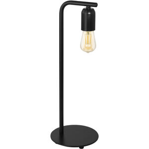 Adri 17 inch 12.00 watt Black Table Lamp Portable Light