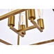 Declan 4 Light 16 inch Brass Pendant Ceiling Light