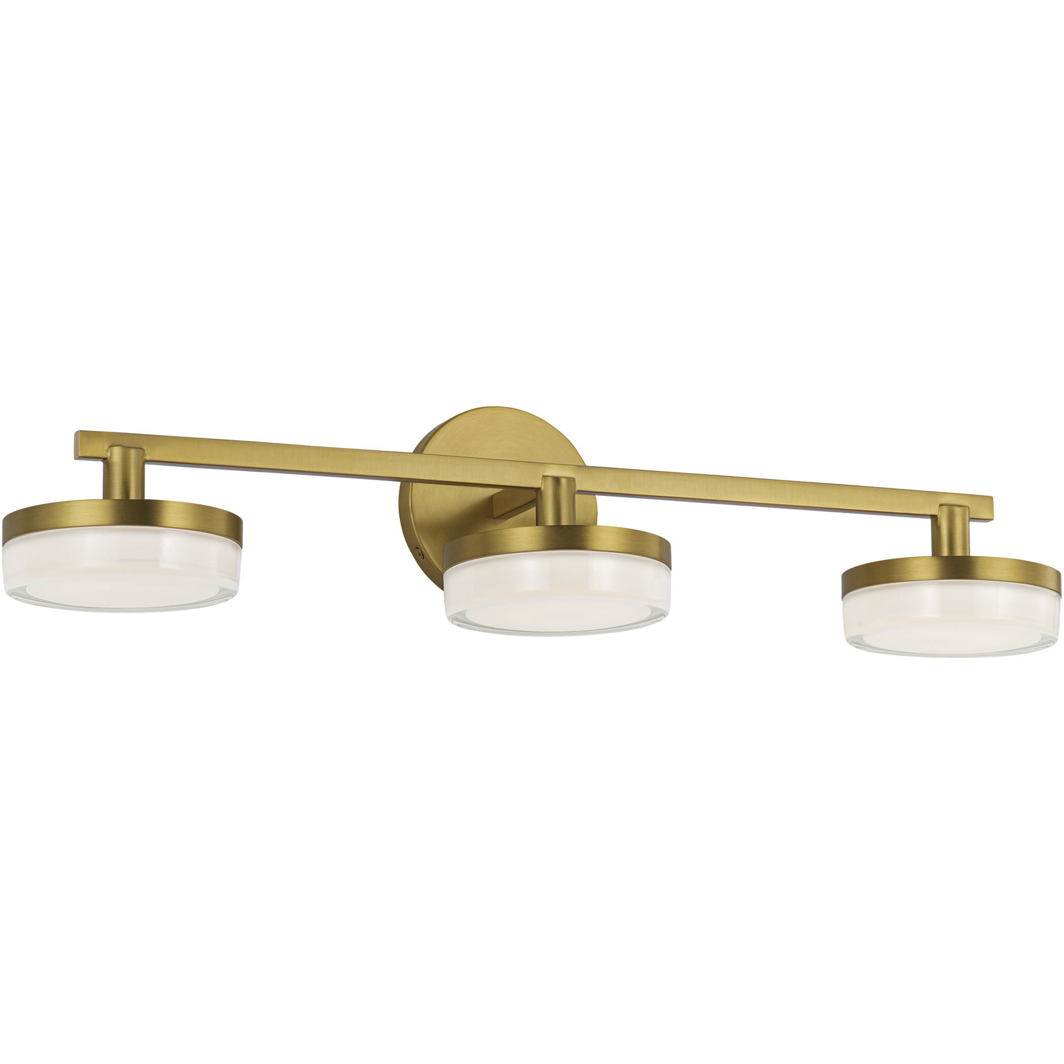 Sean Lavin Khan LED 24 inch Burnished Brass Bath Vanity Wall Light
