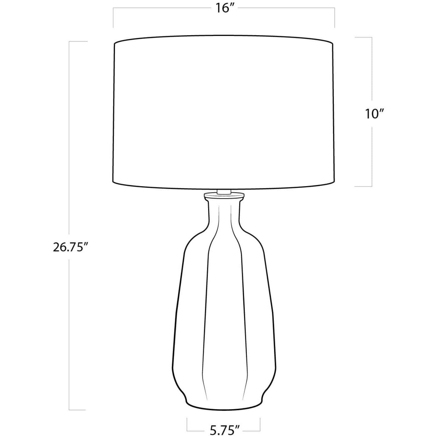 Antigua 26.75 inch 100.00 watt Blue Table Lamp Portable Light