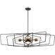 Inuvik 6 Light 48 inch Multiple Finishes and Graphite Linear Ceiling Light