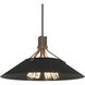 Henry 4 Light 23.1 inch Bronze and Black Pendant Ceiling Light in Bronze/Black