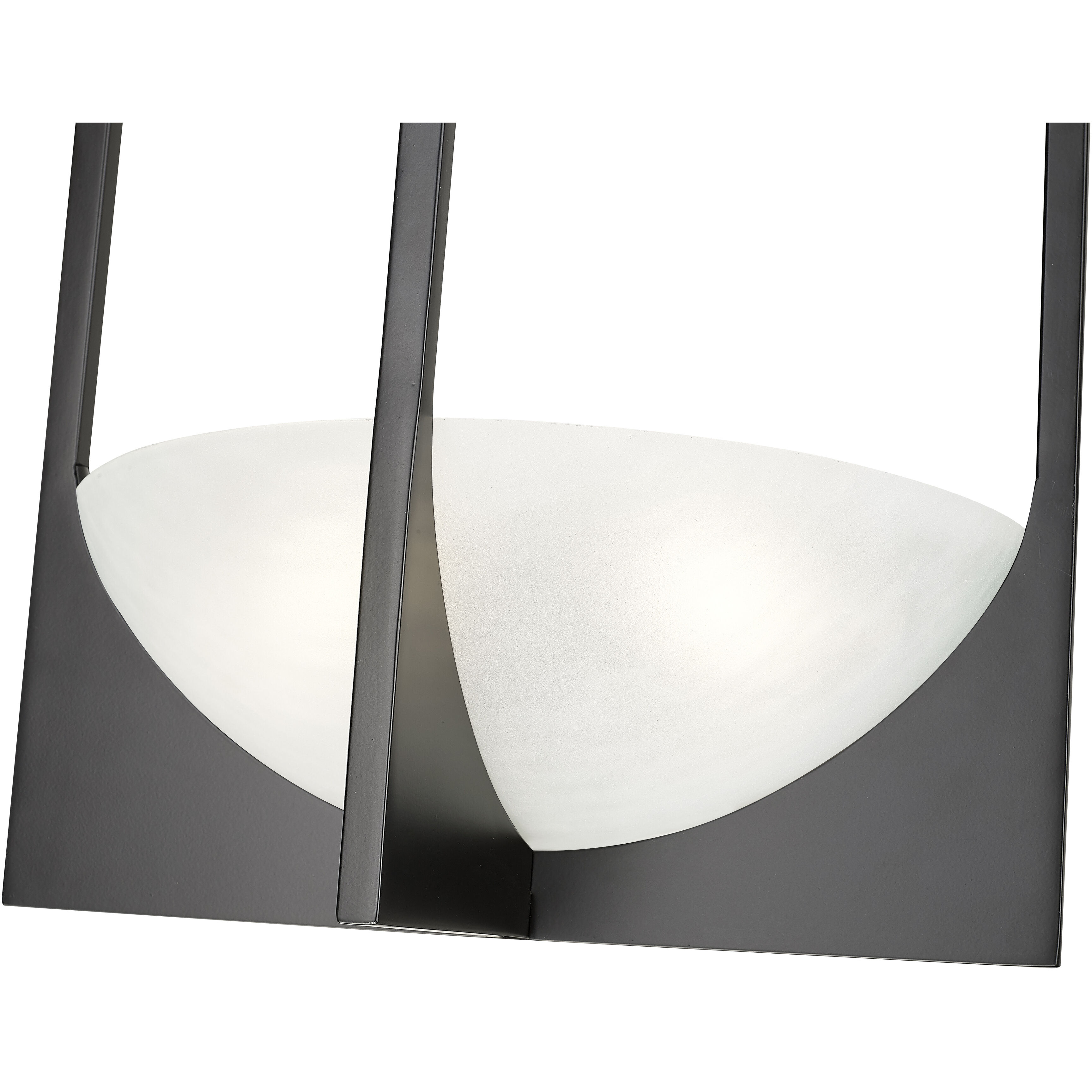 Devon 2 Light 12 inch Matte Black Wall Sconce Wall Light