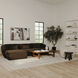 Amelia Dark Brown Slipper Chair
