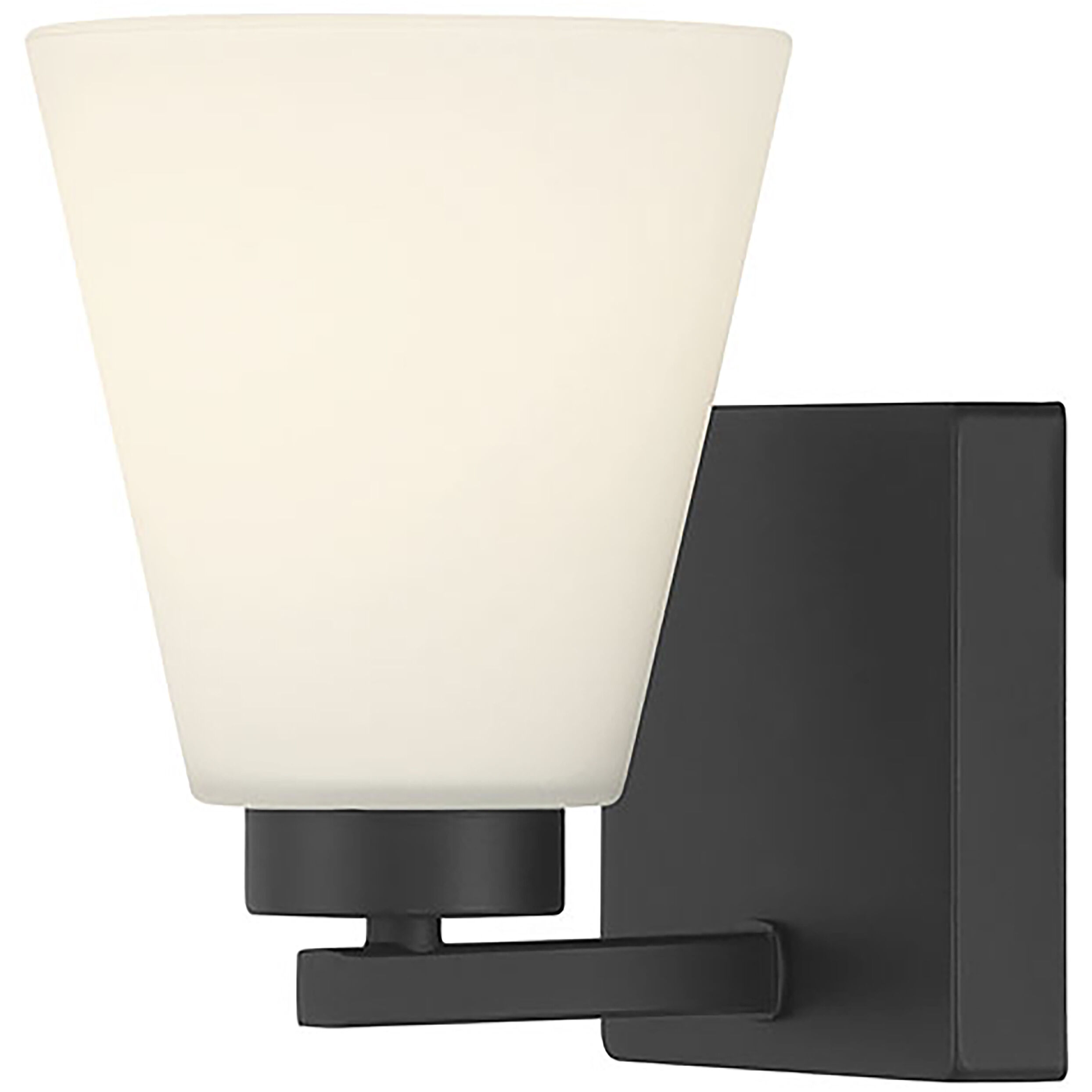 Strayhan 1 Light 5 inch Matte Black Wall Sconce Wall Light