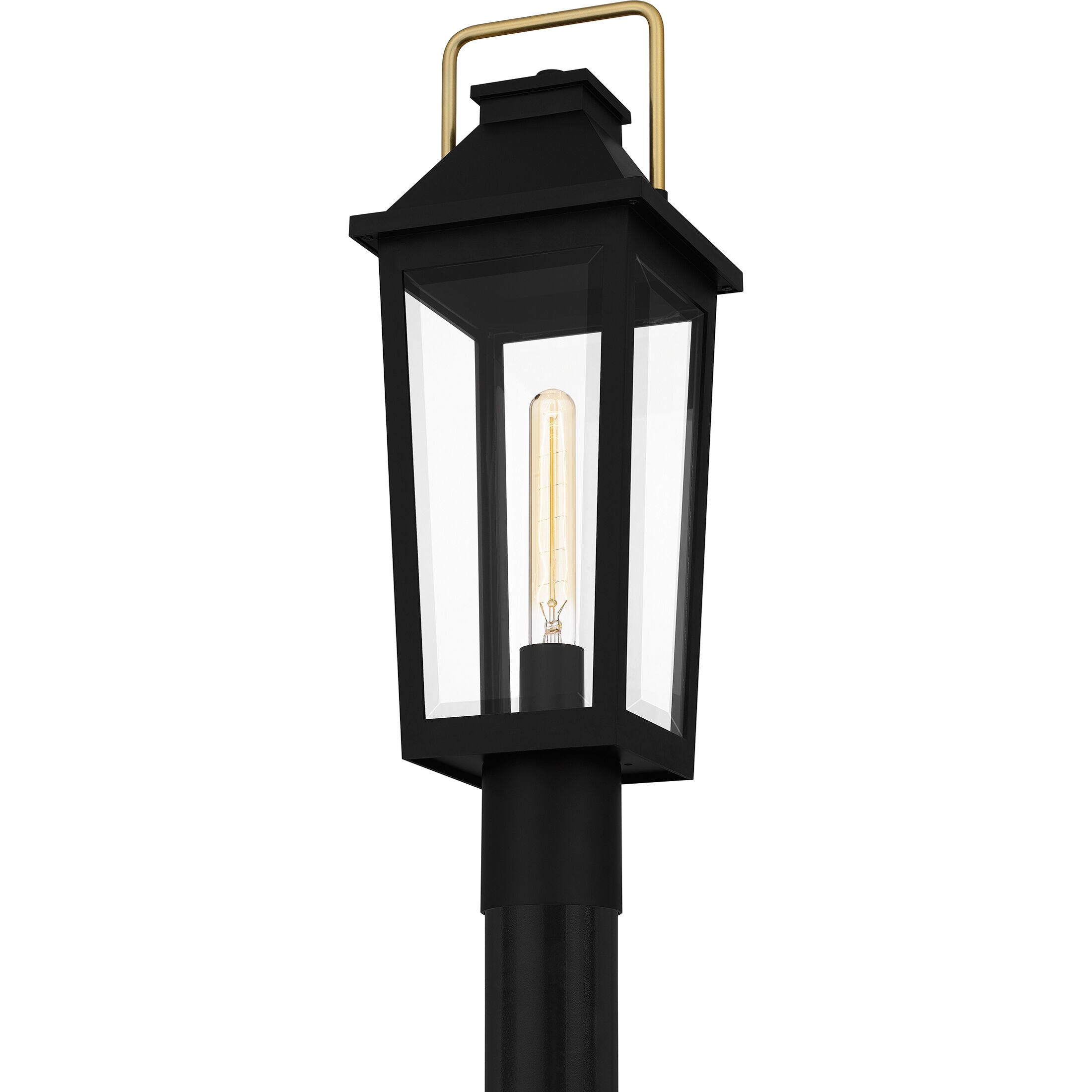 Buckley 1 Light 23 inch Matte Black Outdoor Post Lantern