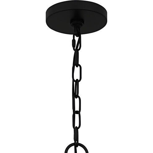 Lockery 5 Light 26.5 inch Matte Black Chandelier Ceiling Light