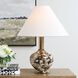 Montagu 23.5 inch 100 watt Smoky Dark Brown and Brass Table Lamp Portable Light