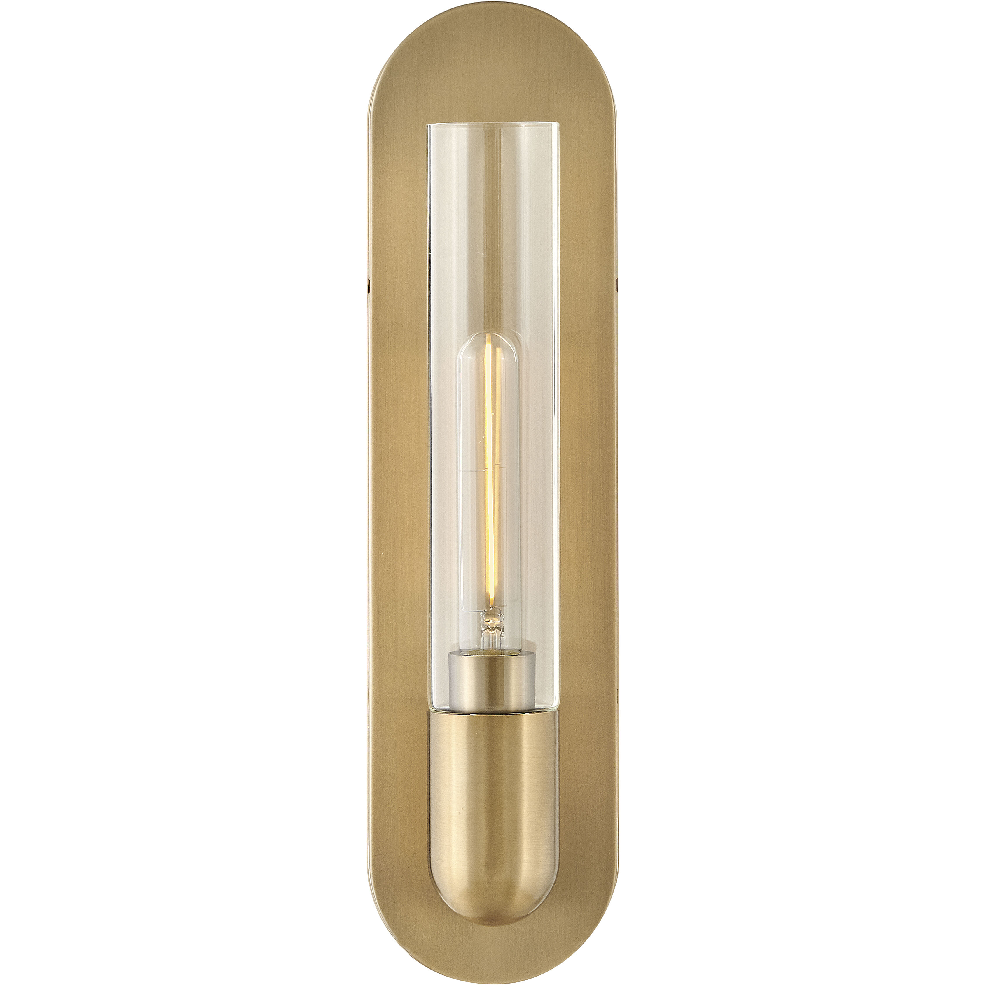 Tully 1 Light 4.5 inch Lacquered Brass ADA Sconce Wall Light