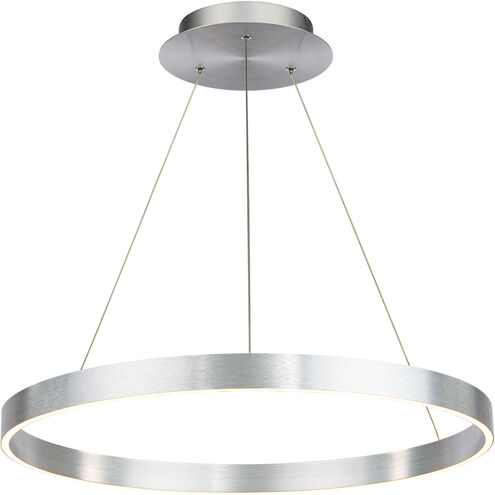 WAC Lighting Sirius LED 24 inch Brushed Aluminum Pendant Ceiling Light, dweLED PD-81124-AL - Open Box