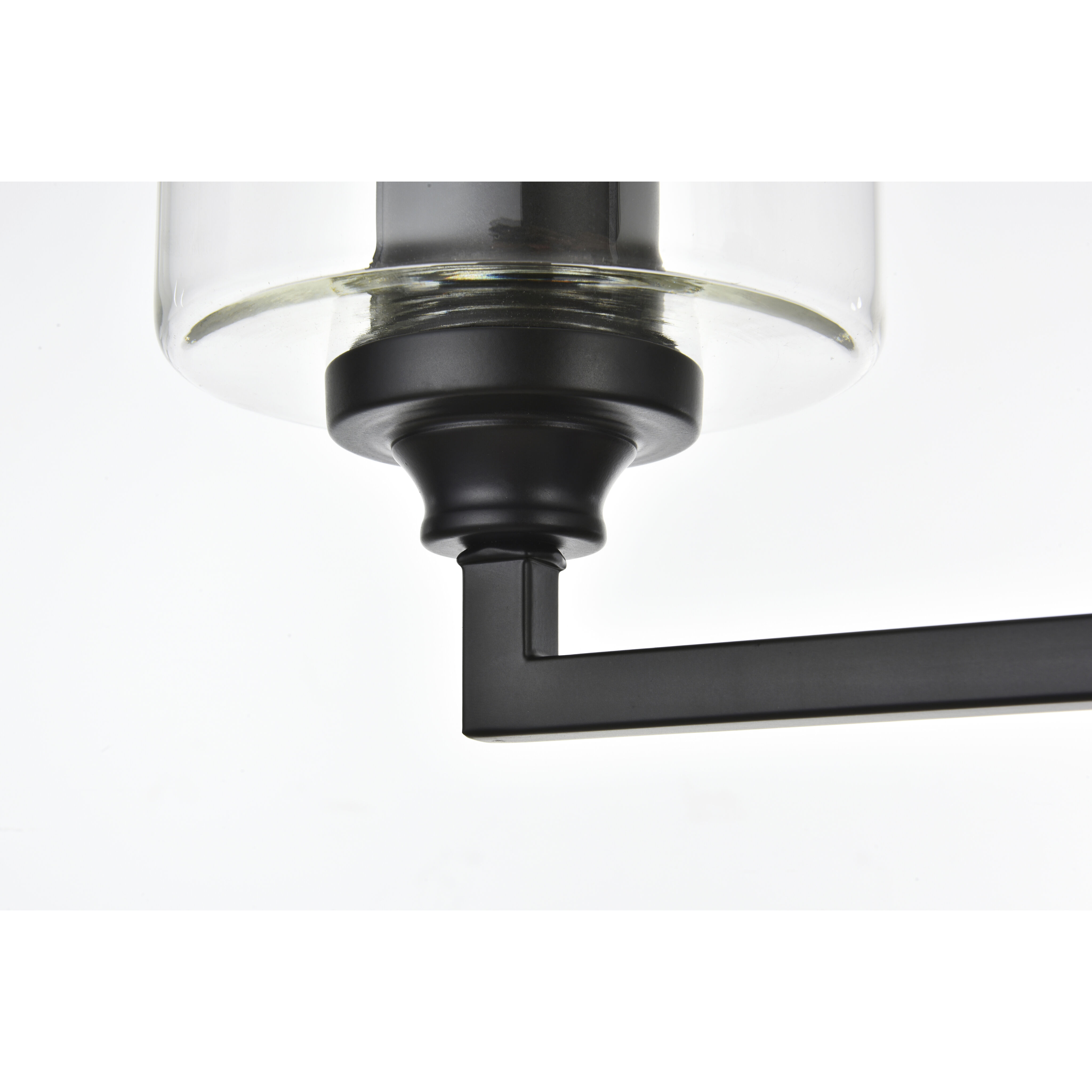 Mayson 4 Light 33 inch Black Bath Sconce Wall Light