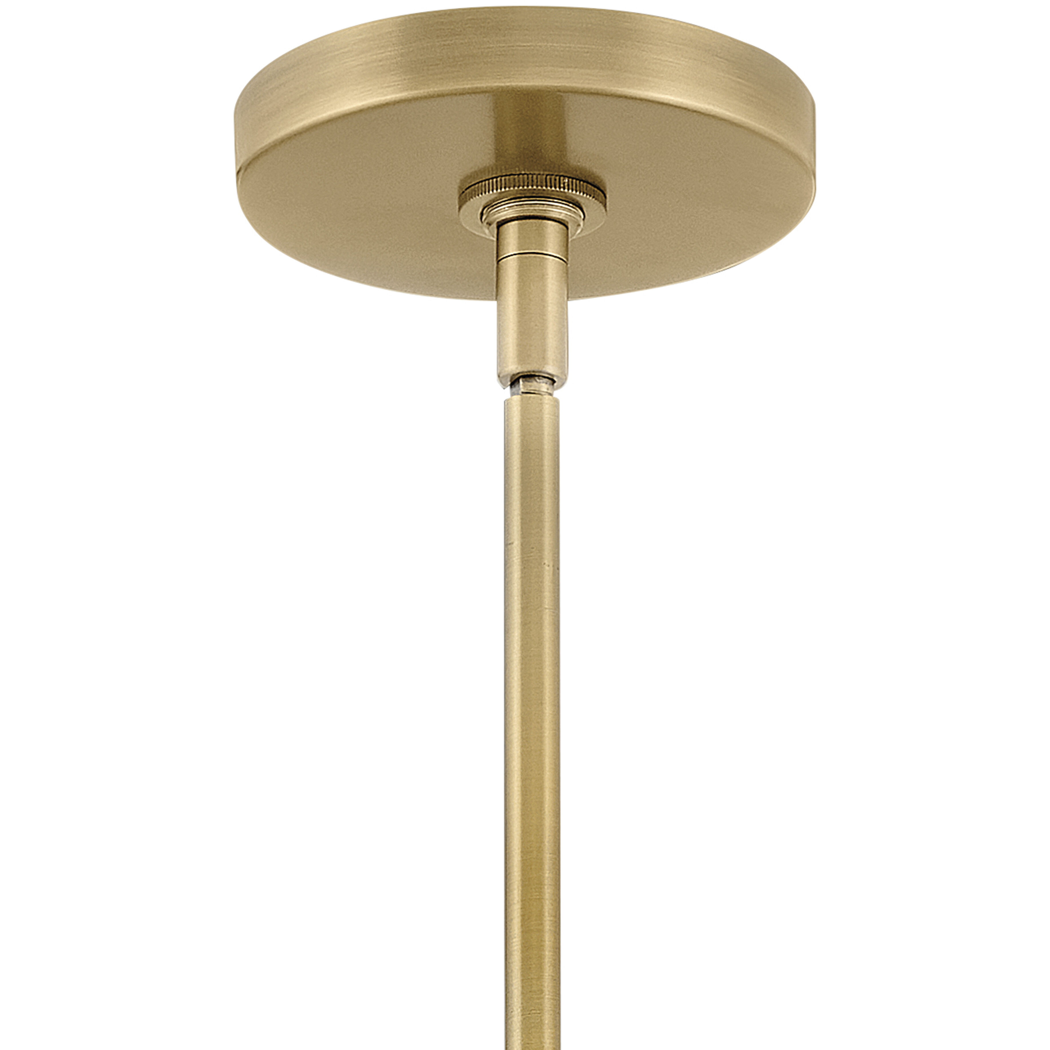 Lisette 1 Light 9 inch Lacquered Brass Pendant Ceiling Light in Lacquered Brass and Rose
