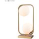 Moondance 18 inch 40 watt Aged Brass Table Lamp Portable Light