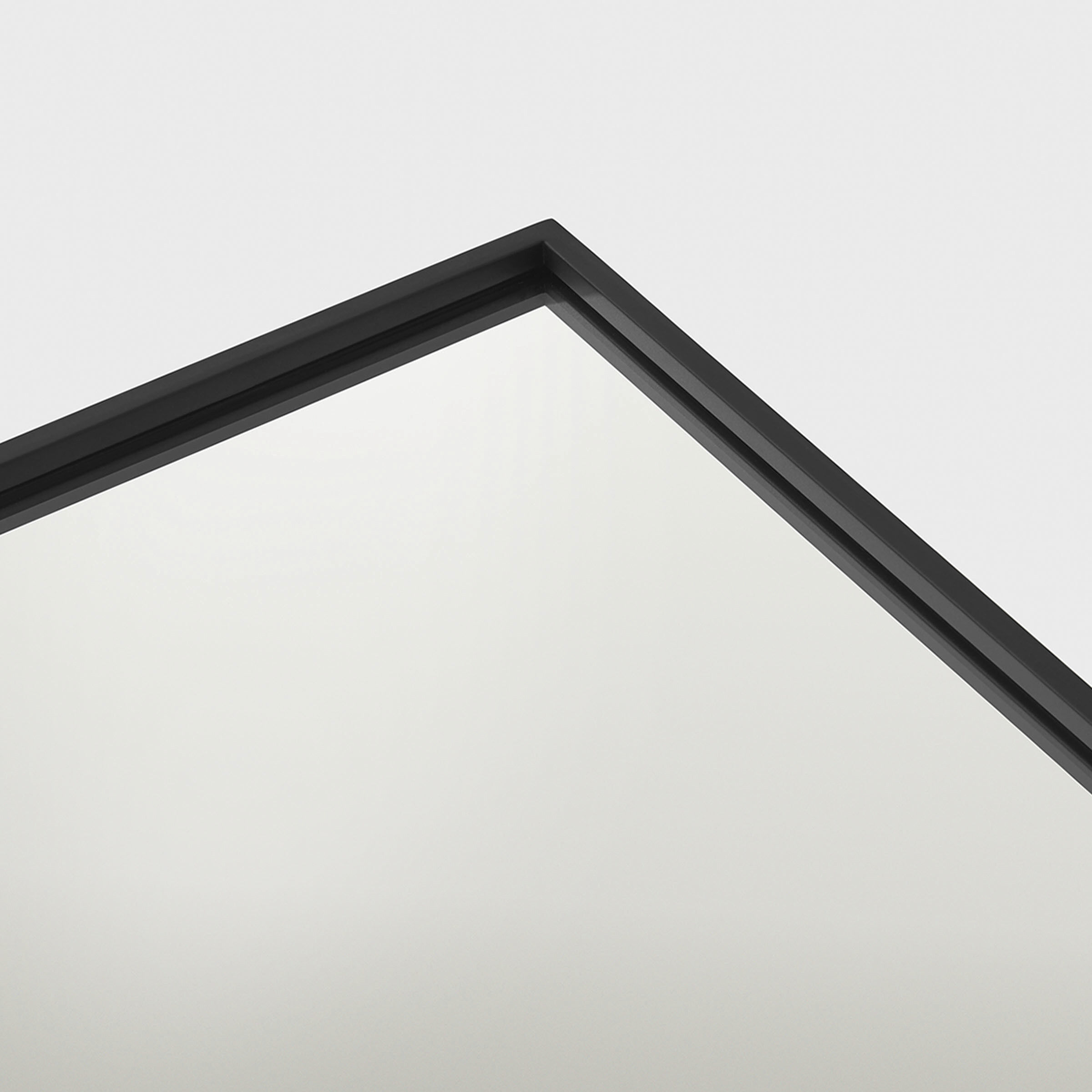 Cadre 30 X 30 inch Midnight Black Backlit Wall Mirror