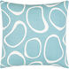 Lachen 18 inch Teal Pillow Kit in 18 x 18, Square