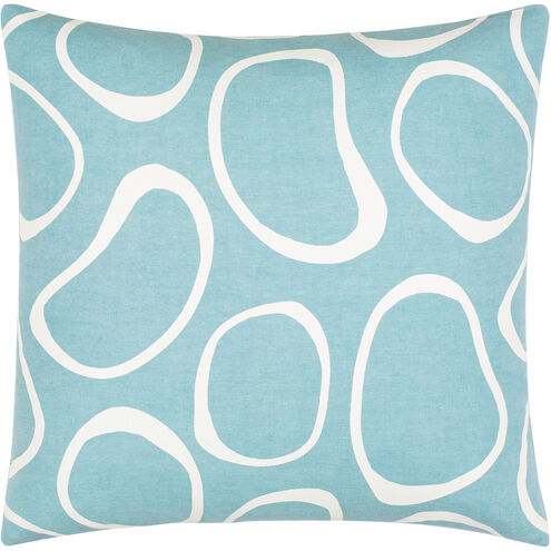 Lachen 18 inch Teal Pillow Kit in 18 x 18, Square
