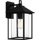 Fletcher 1 Light 15 inch Earth Black Outdoor Wall Lantern