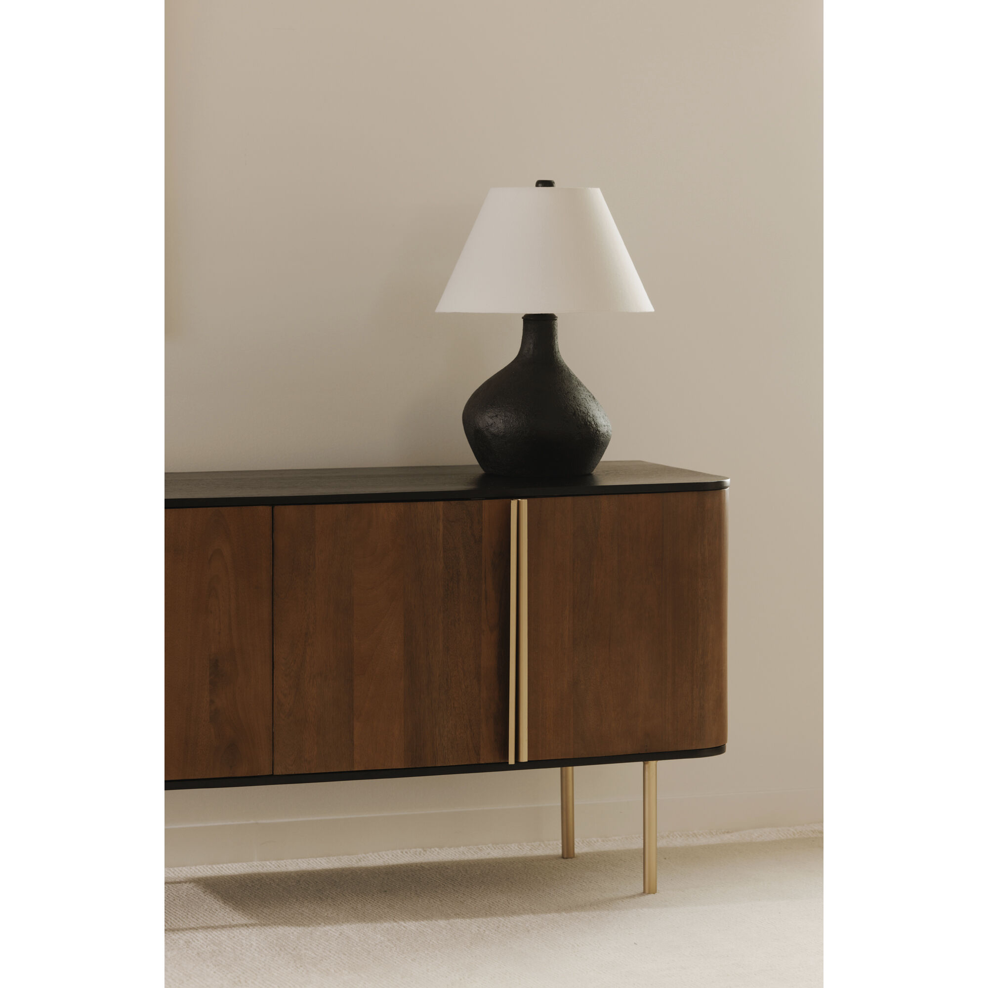 Hanna 16 inch 40.00 watt Black Table Lamp Portable Light
