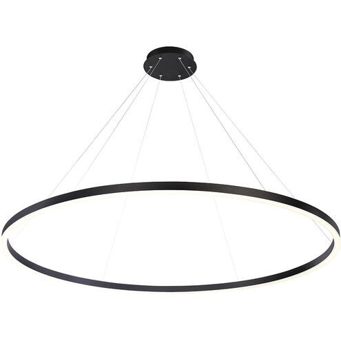 Spunto LED 60.75 inch Black Chandelier Ceiling Light, Large
